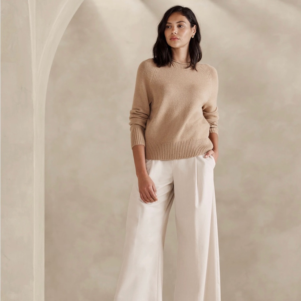 Camel sweater from Banana Republic